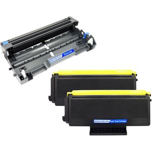 3 Pack Brother TN3280 & DR3200 Compatible High-Yield Toner & Drum Cartridges