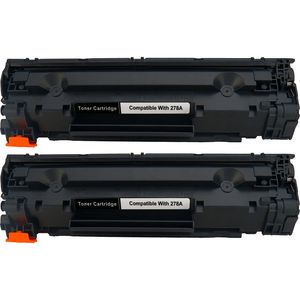 2 Pack HP 78A Black Compatible Toner Cartridge (CE278A)