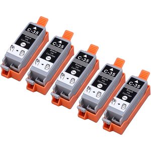 5 Pack Canon PGI-35 Black Compatible Ink Cartridge