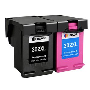 2 Pack HP 302 XL High Yield Remanufactured Ink Cartridges