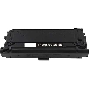 HP 508X Black Compatible High-Yield Toner Cartridge (CF360X)
