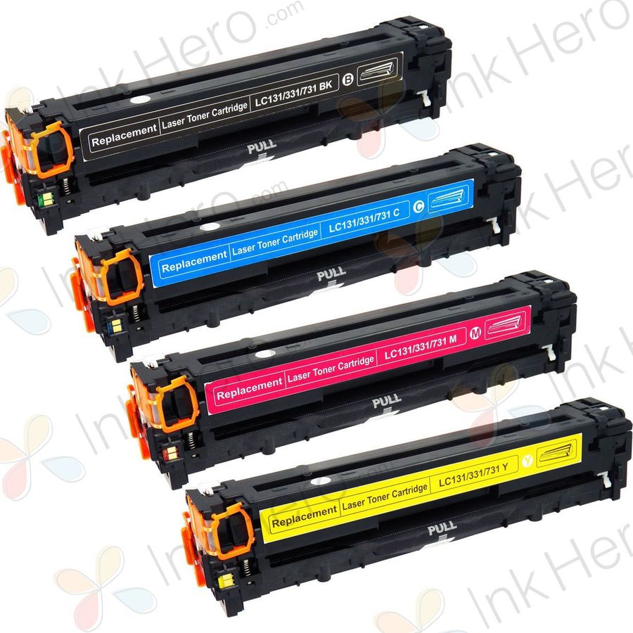 4 pack Canon 731 Compatible Toner Cartridges